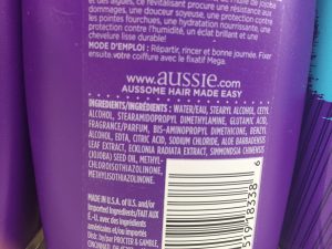 Aussie Miracle cond ingredients salt