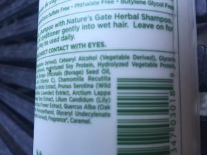 Natures Gate Conditioner Ingredients R